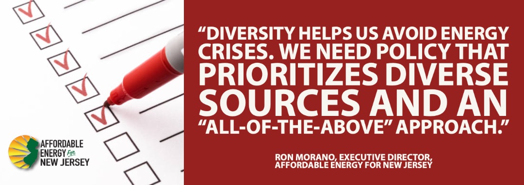 New Jersey’s Energy Policy Must Emphasize Reliability, Diversity, and Affordability